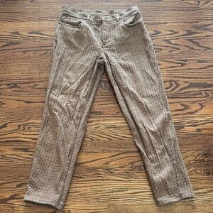 Lauren Ralph Lauren Houndstooth Plaid Pants, Size 10